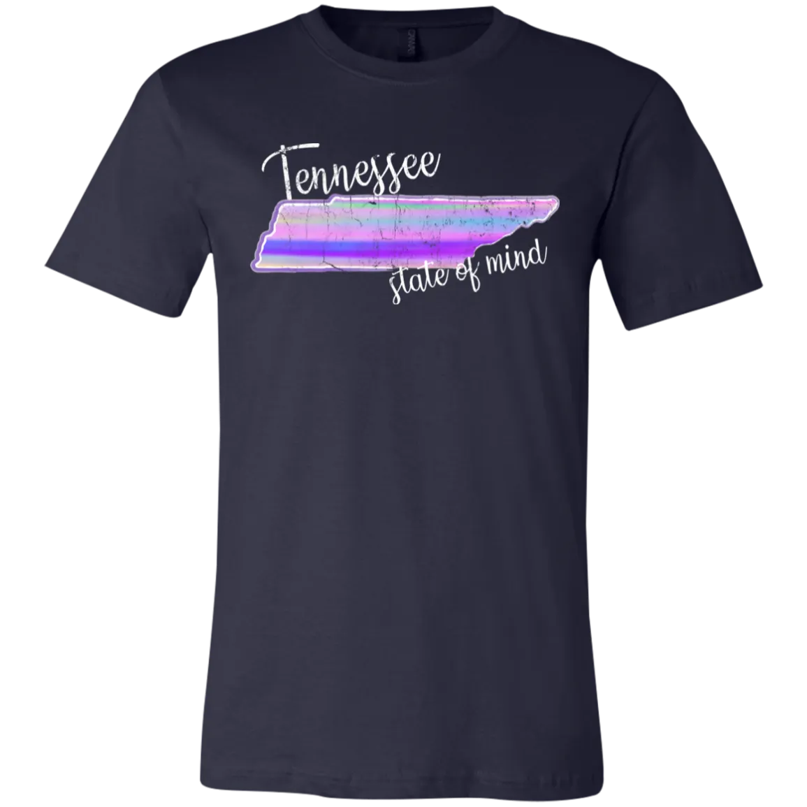 Watercolor Tennessee State of Mind Bella Canvas Tee – Soft, Stylish, and Full of State Pride