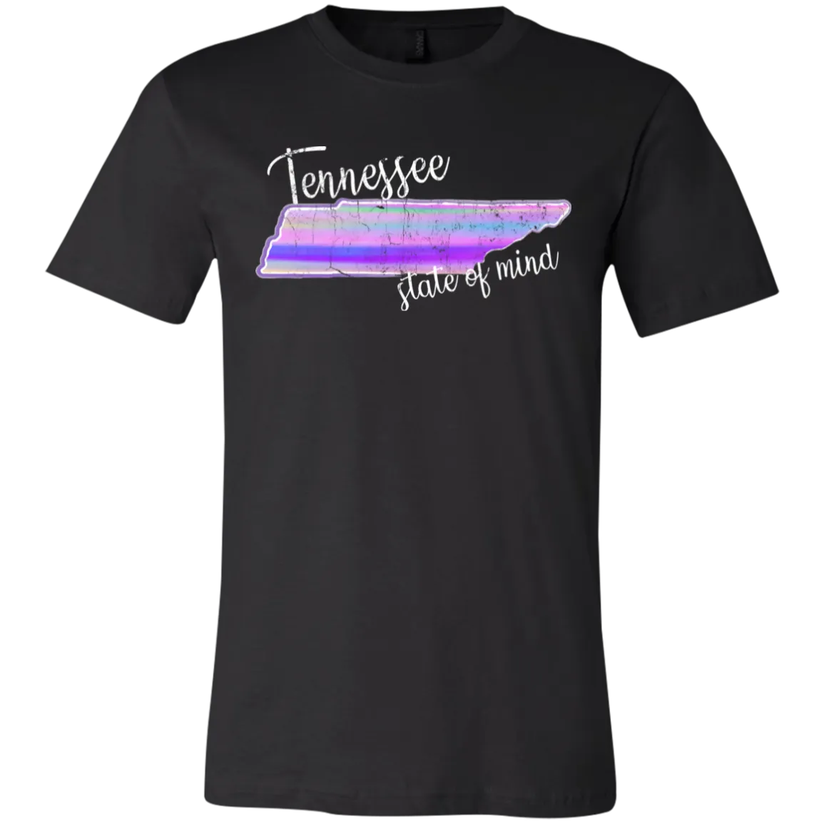 Watercolor Tennessee State of Mind Bella Canvas Tee – Soft, Stylish, and Full of State Pride