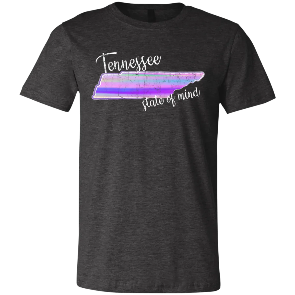 Watercolor Tennessee State of Mind Bella Canvas Tee – Soft, Stylish, and Full of State Pride