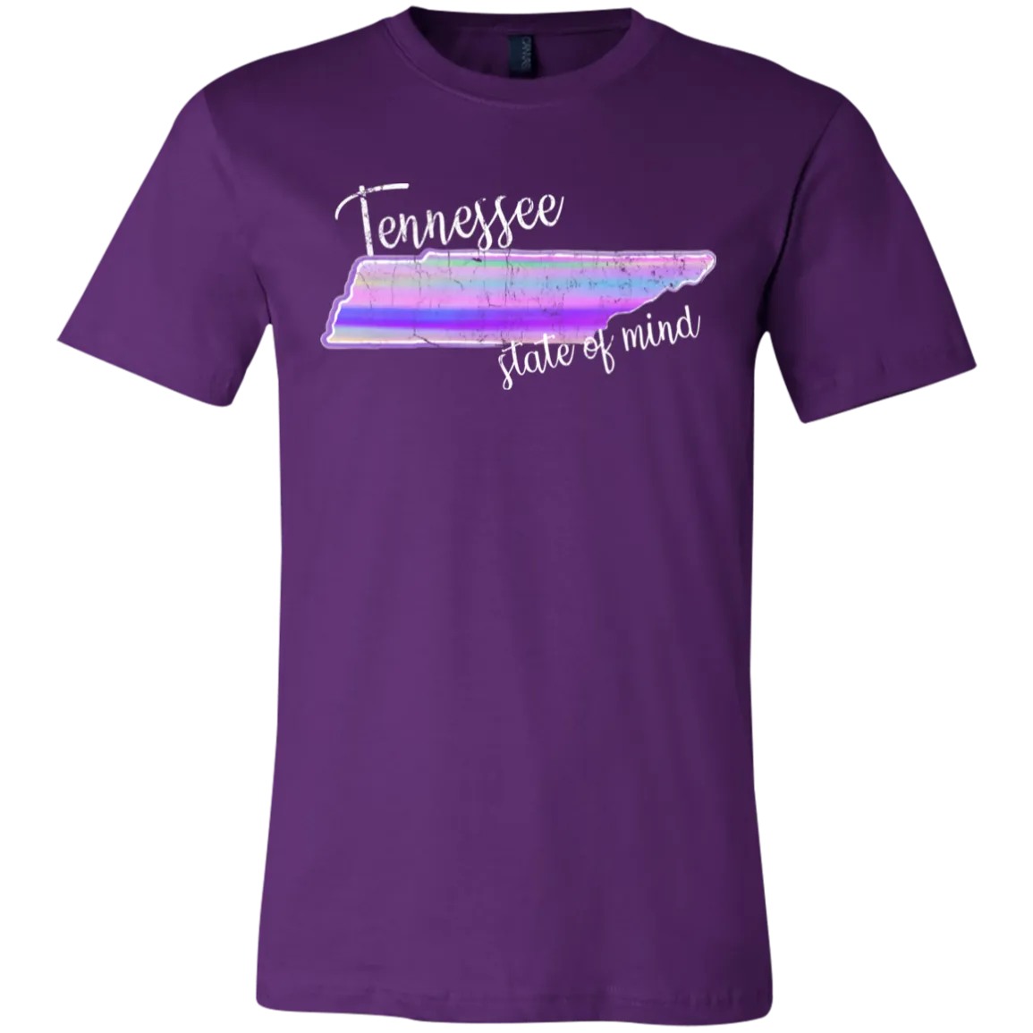 Watercolor Tennessee State of Mind Bella Canvas Tee – Soft, Stylish, and Full of State Pride