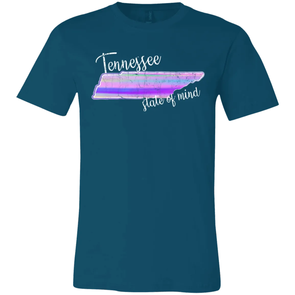Watercolor Tennessee State of Mind Bella Canvas Tee – Soft, Stylish, and Full of State Pride