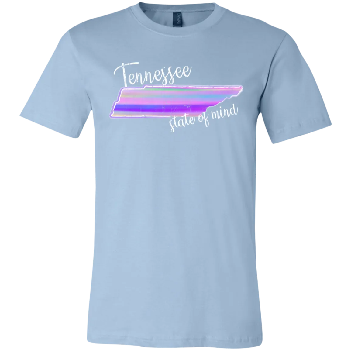 Watercolor Tennessee State of Mind Bella Canvas Tee – Soft, Stylish, and Full of State Pride