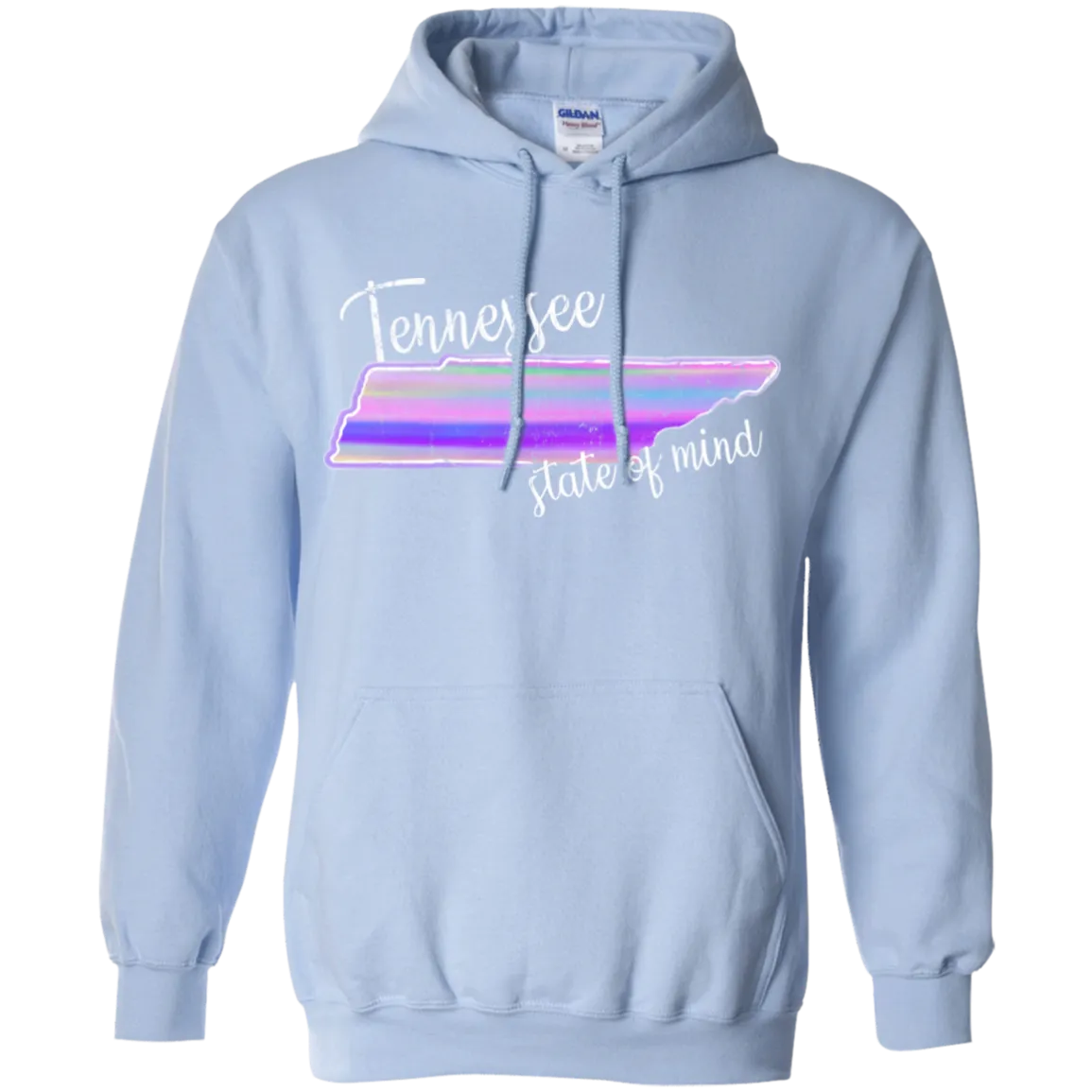 Watercolor Tennessee State of Mind Hoodie – Cozy, Artistic, and Southern Through and Through