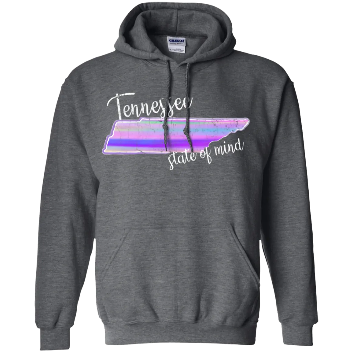 Watercolor Tennessee State of Mind Hoodie – Cozy, Artistic, and Southern Through and Through
