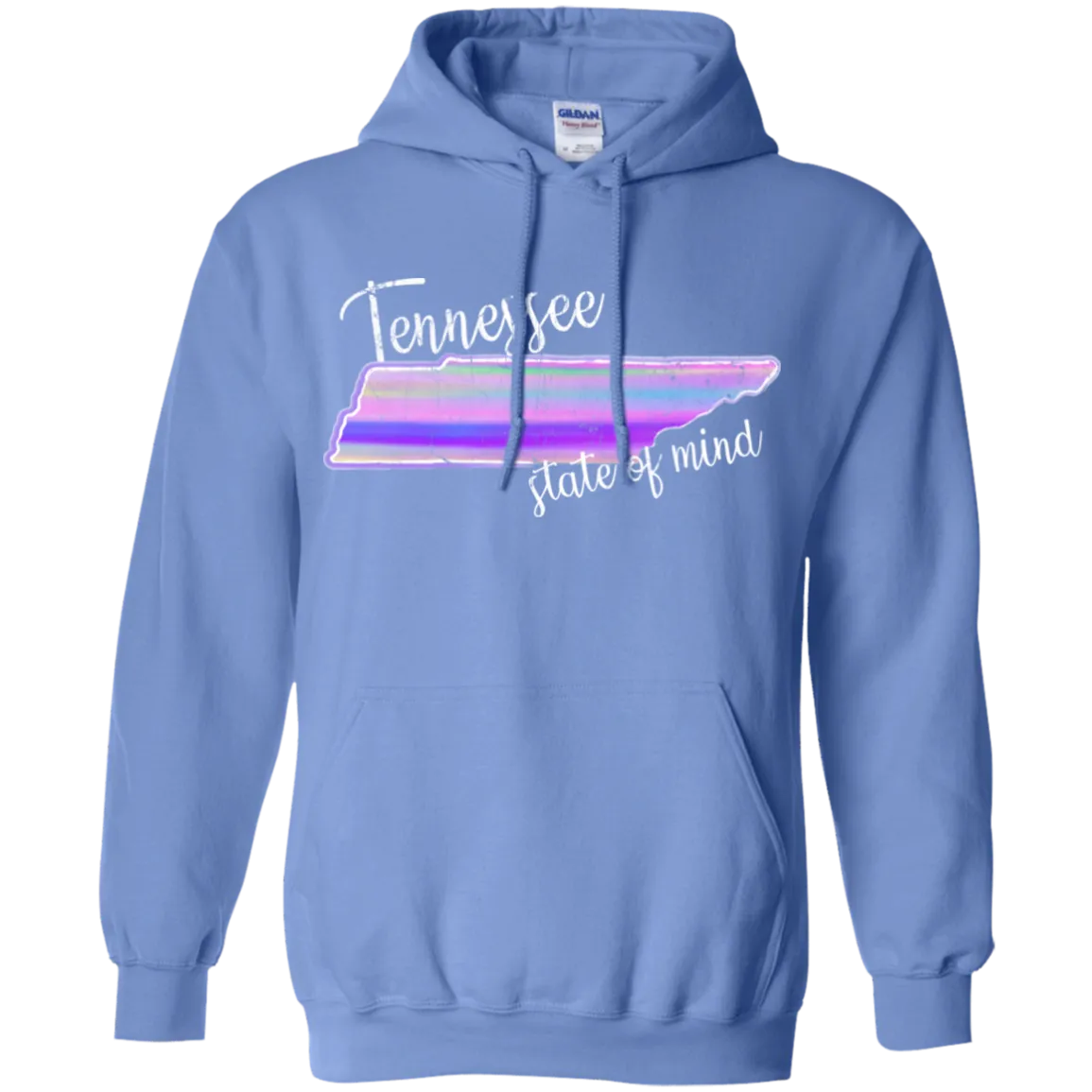 Watercolor Tennessee State of Mind Hoodie – Cozy, Artistic, and Southern Through and Through