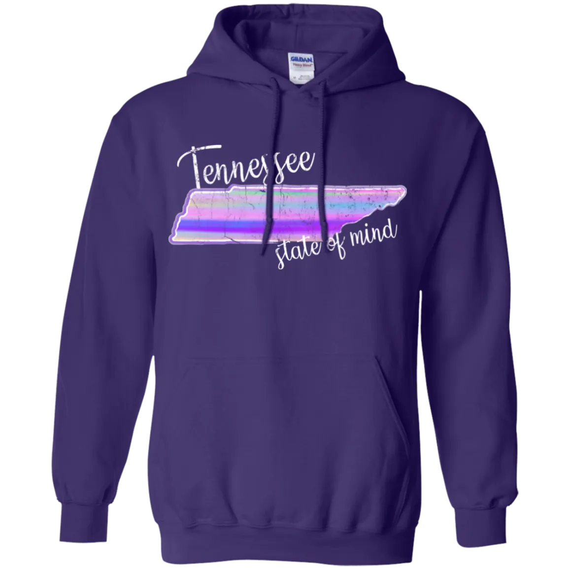 Watercolor Tennessee State of Mind Hoodie – Cozy, Artistic, and Southern Through and Through