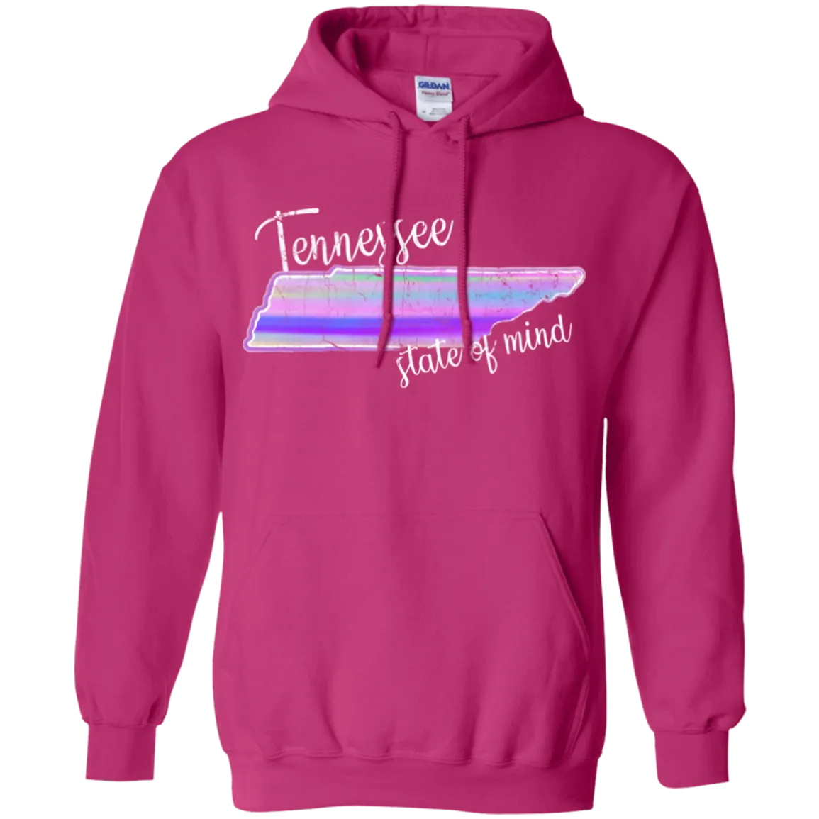 Watercolor Tennessee State of Mind Hoodie – Cozy, Artistic, and Southern Through and Through