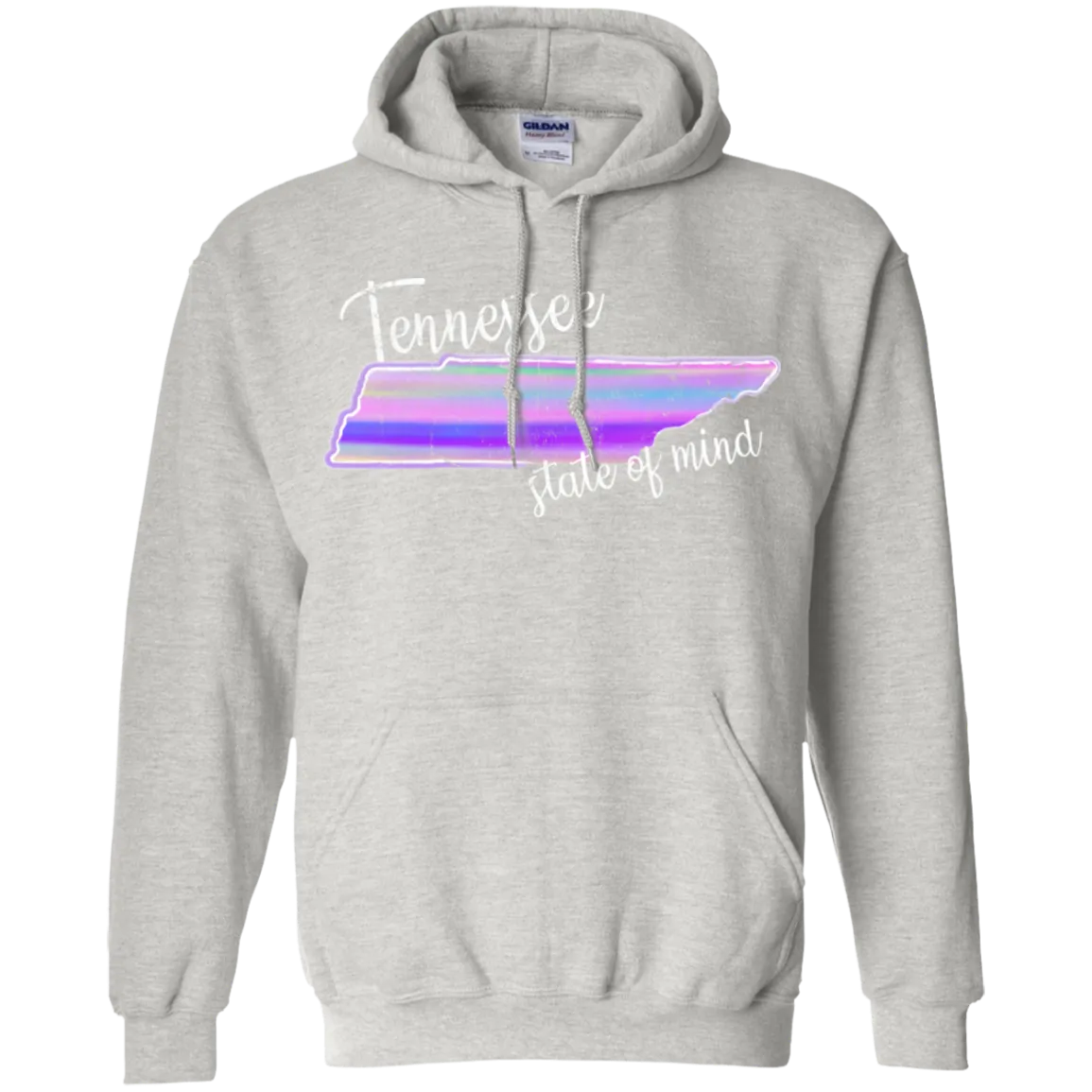 Watercolor Tennessee State of Mind Hoodie – Cozy, Artistic, and Southern Through and Through