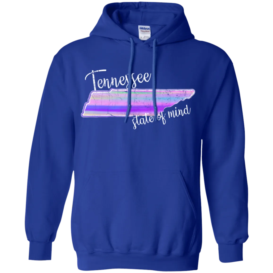Watercolor Tennessee State of Mind Hoodie – Cozy, Artistic, and Southern Through and Through