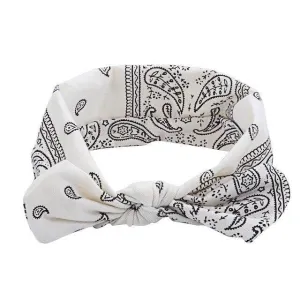 Weiß Bandana Stirnband