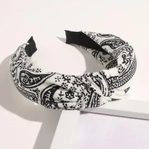 Weißes Bandana Haarreif