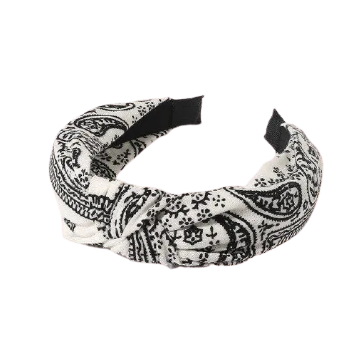 Weißes Bandana Haarreif