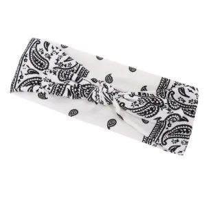 White Bandana Headband