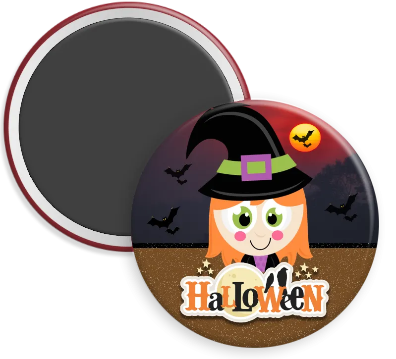 Witch Halloween Button Sets