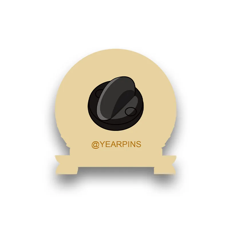 Years of Service Pins with Custom Star Years & Bottom Text