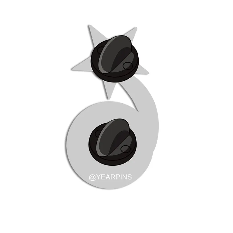 Years of Service Pins with Custom Years & Center Logo