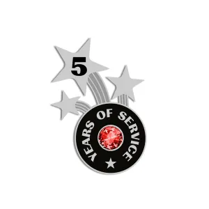 Years of Service Pins with Custom Years