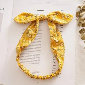 Yellow Bandana Haarband
