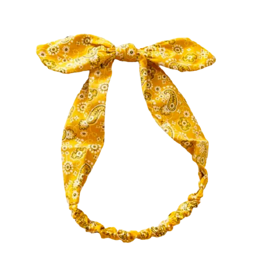 Yellow Bandana Haarband