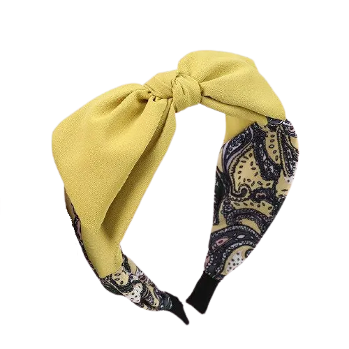Yellow Bandana Headband