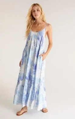 Z Supply Lido Watercolor Leaf Dress