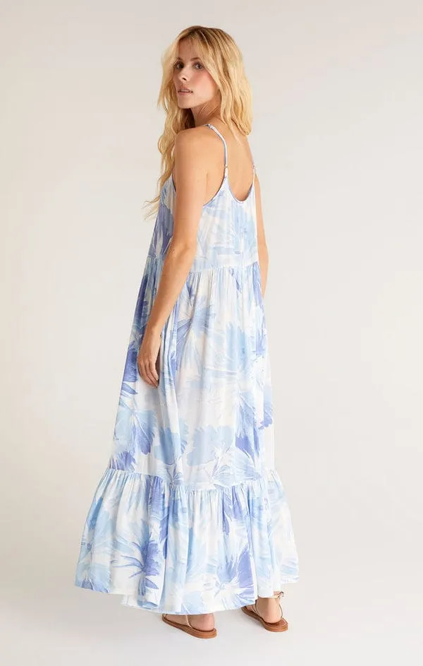 Z Supply Lido Watercolor Leaf Dress