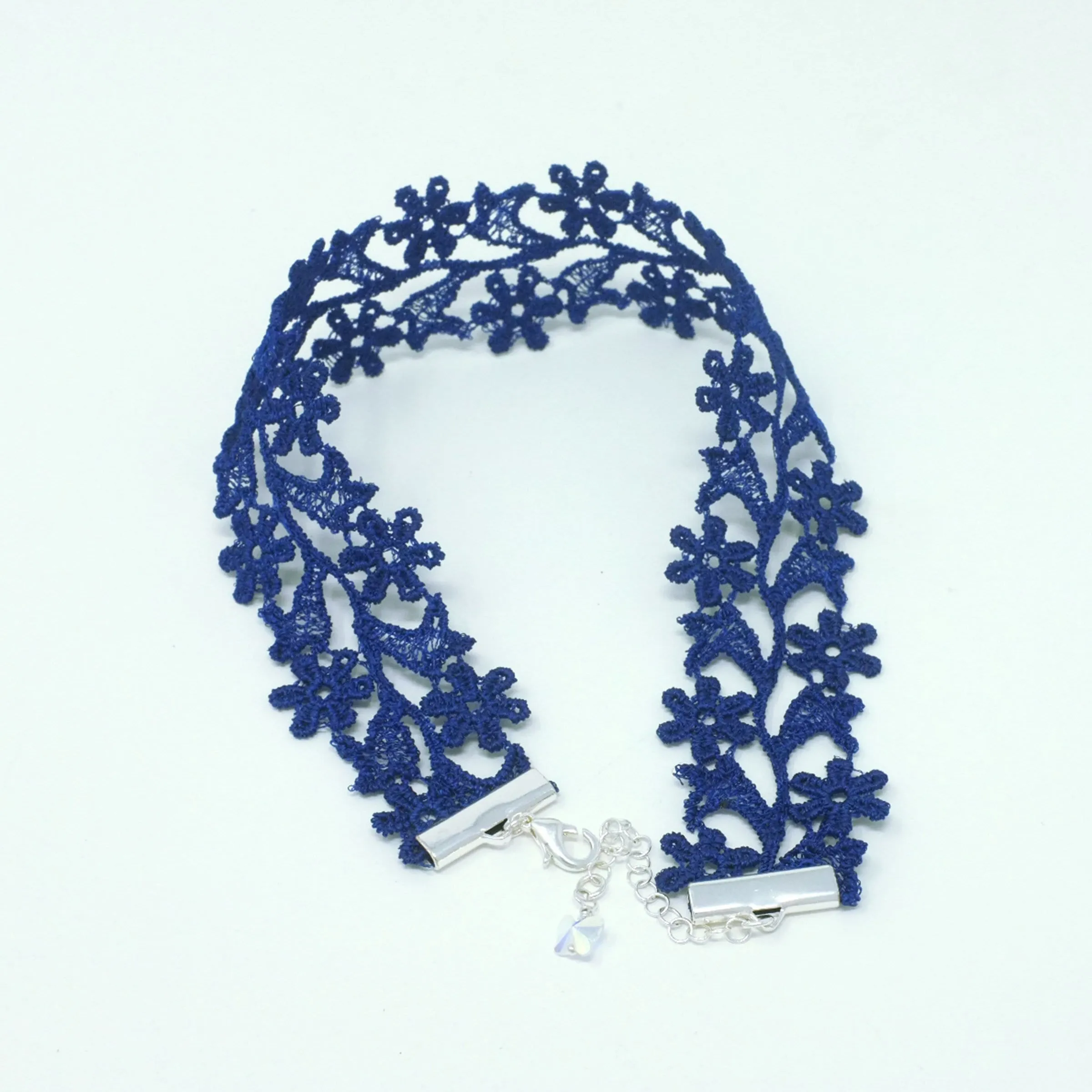 Zara Royal Blue Wide Choker