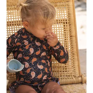 Zoe L/Slv Rashsuit - Pretty Paisley Midnight